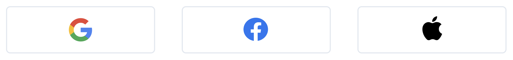 Social Sign-In Options